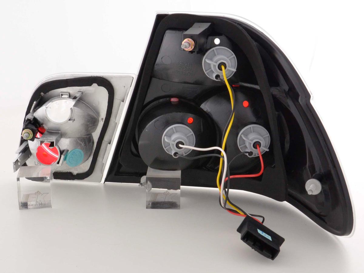 Rückleuchten Set BMW 3er Limo Typ E46 98-01 chrom Rückleuchten Set BMW 3er Limo Typ E46 98-01 chrom